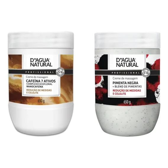 Kit Creme Cafeina Termoativo E Pimenta Negra Redutor Foto 1