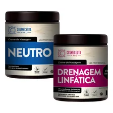 Kit Creme Neutro 1kg + Drenagem Linfática Pro 1kg Cosmeceuta Foto mini 1