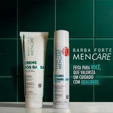 Kit Creme Pós Barba 120g + Espuma Barbear 100ml Barba Forte Foto mini  3