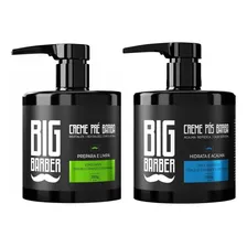 Kit Creme Pr茅 E P贸s Barba Big Barber 350 Menthol Lemon Foto mini 1