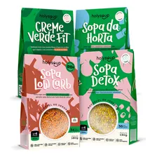 Kit Creme Verde Fit,sopa Low Carb,sopa Detox E Sopa Da Horta Foto mini 1