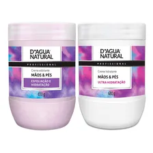 Kit Cremes Esfoliante + Hidratante Mãos E Pés Dagua Natural Foto  mini 1