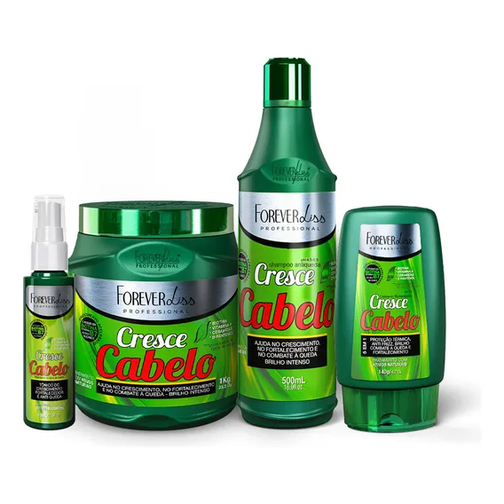 Kit Cresce Cabelo Completo Grande Foto 1