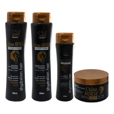 Kit Crina Cavalo Forte 4 Produtos Antiqueda E Crescimento Foto mini 3