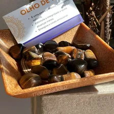 Kit Cristal Natural Pedras Conjunto Olho Tigre Proteção 100g Foto mini 4