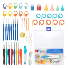 Kit Crochê 16 Agulha Acessório Caixa Organizadora Croche Foto mini 1