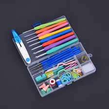 Kit Crochê 16 Agulha Acessório Caixa Organizadora Croche Foto mini 3