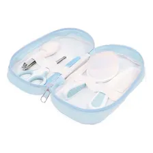 Kit Cuidados Higiene Com Estojo Para Bebe Menino Azul Buba Foto mini 4