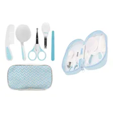 Kit Cuidados Higiene Com Estojo Para Bebe Menino Azul Buba Foto mini 1