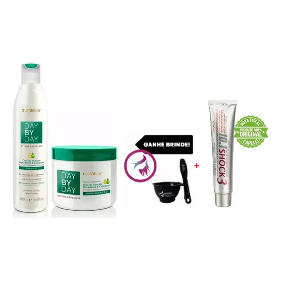 Kit Day By Day Abacate Nutrahair 500ml Foto 1