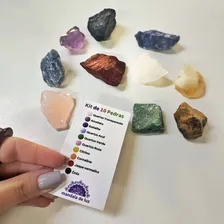 Kit De 10 Pedras Brutas Mistas Cristais Selecionados Foto mini 3