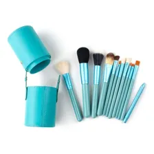 Kit De 12 Pincéis Para Maquiagem Pincéis Pincéis Para Maquiagem Pincéis Para Maquiagem Azul-claro Foto mini 4