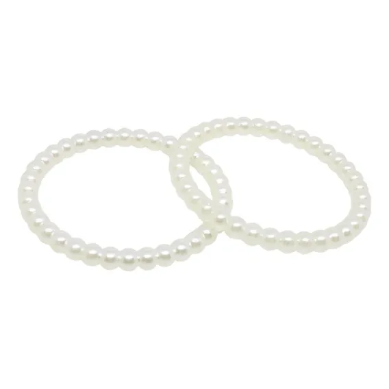 Kit De 200 Peças - 45mm Argola Pérola Para Porta Guardanapos Foto 1
