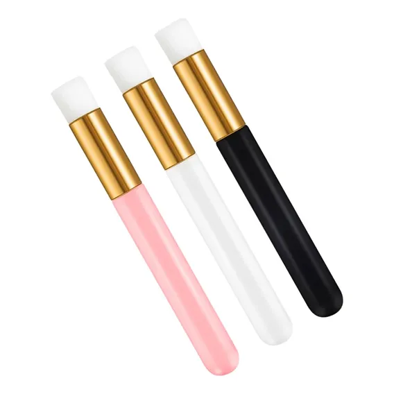 Kit de 3 pincéis para maquiagem Beleza Express Pincel de limpeza Pincel de limpeza aleatório Foto 1