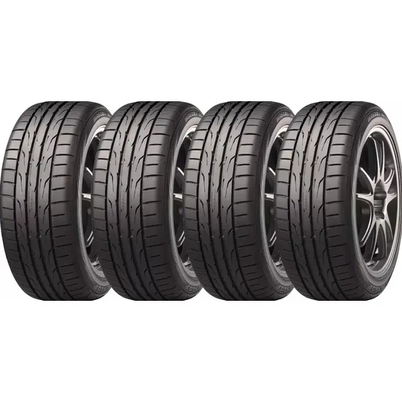 Kit De 4 Pneus Dunlop 195/55r15 85v Direzza Dz102 Foto 1