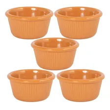 Kit De 5 Ramekins Molho 120ml Terracota Melamina Gourmet Mix Foto mini 1