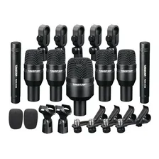Kit De 7 Microfones Para Bateria Takstar Dmsd7 + Estojo Top Cor Preto Foto mini  3