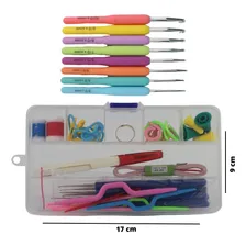 Kit De Acessórios E Agulhas Para Crochê Kit Crochê Lanmax Foto mini 1