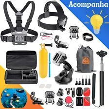 Kit De Acess贸rios Gopro Go Pro Hero Maleta Grande Case 5/4/3 Foto mini 2