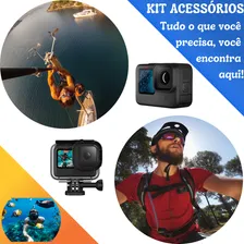 Kit De Acess贸rios Gopro Go Pro Hero Maleta Grande Case 5/4/3 Foto mini 4