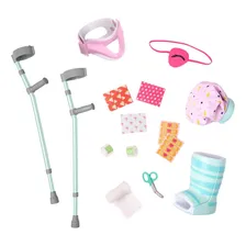 Kit De Acessórios Médicos Da Boneca - Our Generation Foto  mini 1