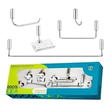 Kit De Acessórios Para Banheiro Com 5 Peças Idea Cromado Docol Foto mini 1