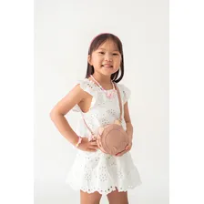 Kit De Beleza Infantil Bolsinha Redonda Gatinho Rosa Fenix Foto mini 2