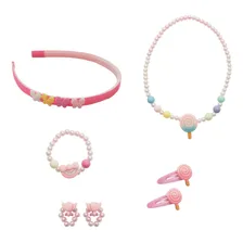 Kit De Beleza Infantil Bolsinha Redonda Sereia Fenix Foto mini 2