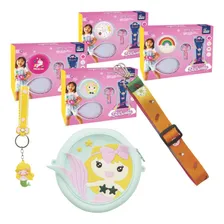 Kit De Beleza Infantil Bolsinha Redonda Sereia Fenix Foto mini 1