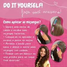 Kit De Beleza Infantil Criança Miçangas Berloque Pulseira Foto mini 4