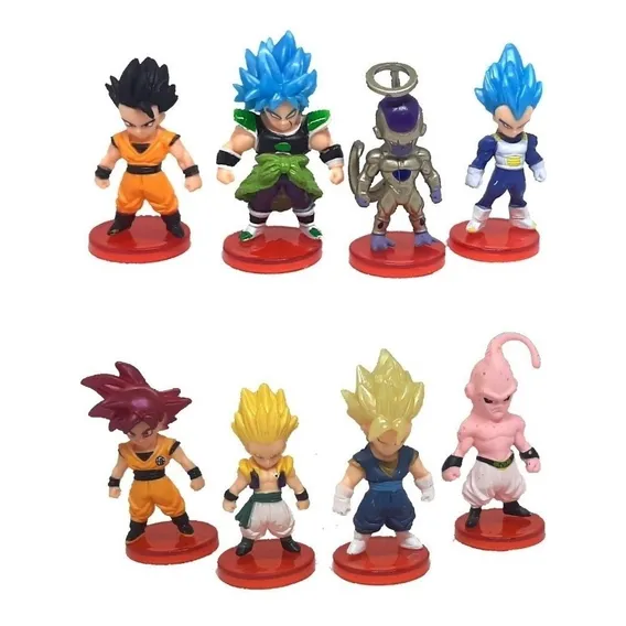 Kit De Bonecos Miniaturas Dragon Ball Z Enfeites 6 Cm Foto 1