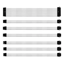 Kit de cabo de extensão de fonte de alimentação Cooler Master White P Foto  mini 1