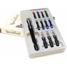 Kit De Caneta Tinteiro Para Caligrafia E Lettering Speedbal Foto mini 3