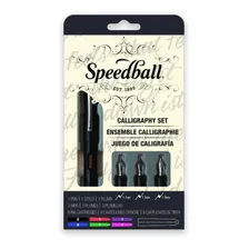 Kit De Caneta Tinteiro Para Caligrafia E Lettering Speedbal Foto mini 1