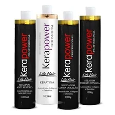Kit De Cauterização Kera Power Life Hair Profissional 4l Foto mini 4