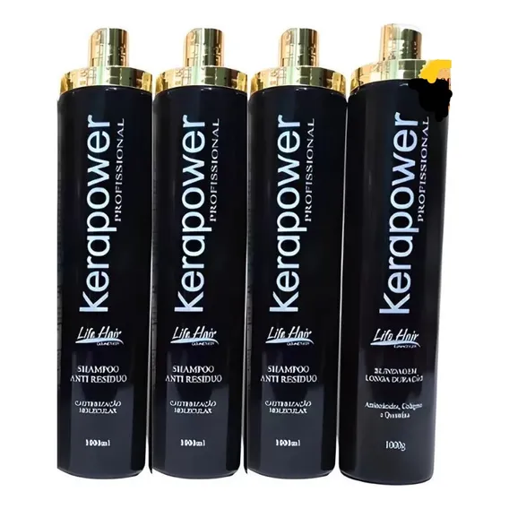 Kit De Cauterização Kera Power Life Hair Profissional 4l Foto 1