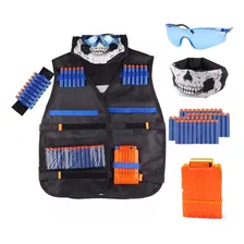 Kit de colete tático de dardos para Nerf, 46 peças ? Kit de colete Joyx Color Nerf Foto  mini 1