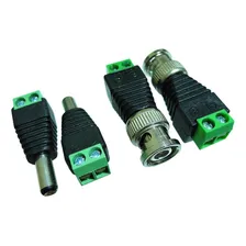 Kit De Conectores Para Câmeras De Segurança 10 Borne + 10 P4 Foto mini 1
