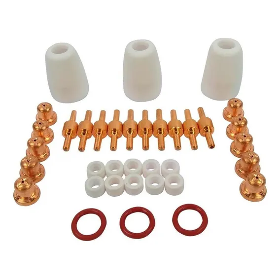 Kit De Consumíveis Corte Plasma Bico Curto 36 Peças-v8brasil Foto 1