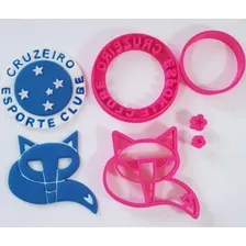 Kit De Cortadores Modulados - Logo Cruzeiro + Raposa Foto mini 1