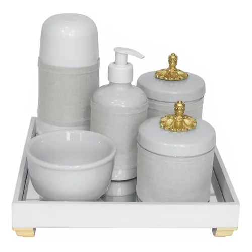 Kit de cuidado para bebês Potinho de Mel Espelho Potes Kit provençal - x 6 Foto 1