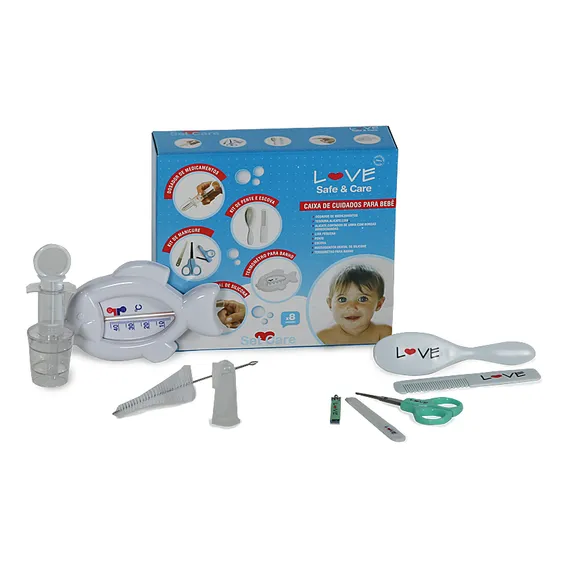 Kit De De Utilidades Cuidados Com Bebe 8 Itens Love Foto 1