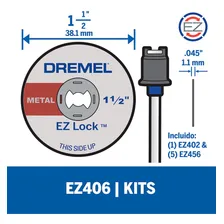 Kit De Discos De Corte Dremel Ez Lock Ez406 Foto mini  3