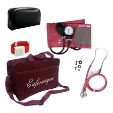 Kit De Enfermagem Vinho Premium Com Glicossímetro N/a Foto mini  2
