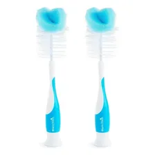 Kit De Escova Munchkin Limpeza Mamadeiras Azul 2 Unidades Foto  mini 1