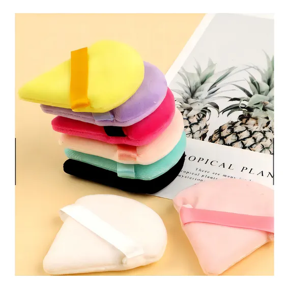 Kit De Esponjas Para Maquiagem - Esponjinhas Puff Veludo Foto 1