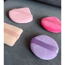 Kit De Esponjas Para Maquiagem - Esponjinhas Puff Veludo Foto mini 2
