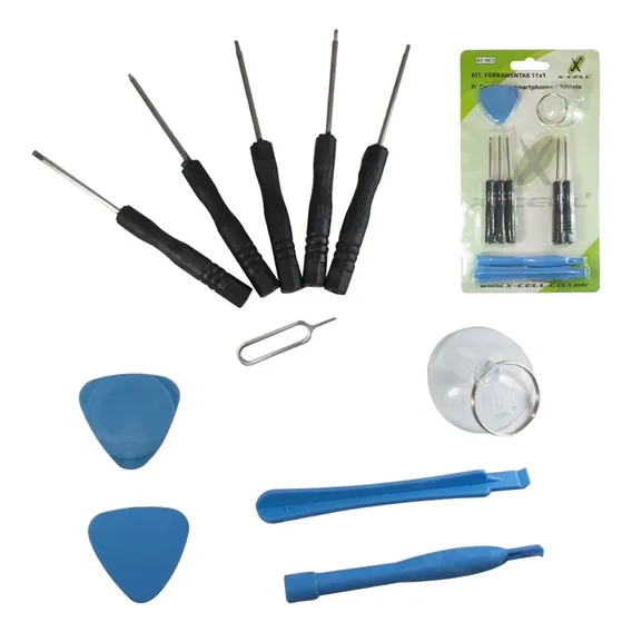 Kit De Ferramentas 11 Peças Para Celular Smartphone Foto 1