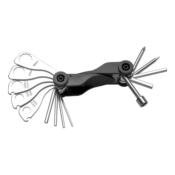 Kit De Ferramentas 17 Chaves Para Bicicleta Tramontina: 5 Chave Estrela, 3 Chave Raio, 6 Chave Hexagonal, 1 Chave Fenda, 1 Chave Philips, 1 Chave Canhão Foto 1