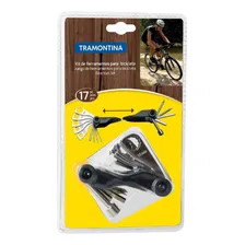 Kit De Ferramentas 17 Chaves Para Bicicleta Tramontina: 5 Chave Estrela, 3 Chave Raio, 6 Chave Hexagonal, 1 Chave Fenda, 1 Chave Philips, 1 Chave Canhão Foto mini  2